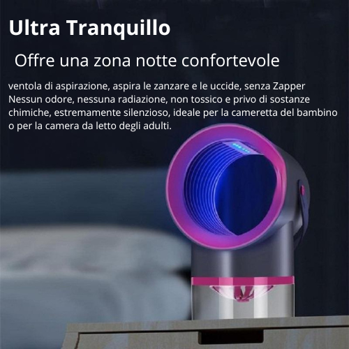 lampada zanzariera buzzfree elegance usb